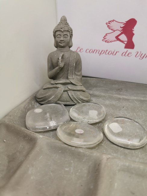 pierre roulée calcite claire naturelle