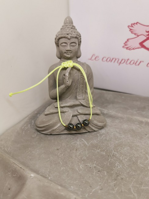 bracelet pierre hématite 6mm