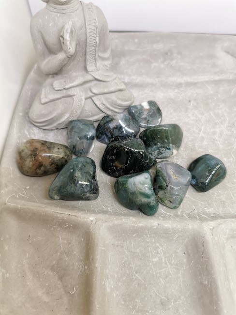 pierre énergétique agate mousse