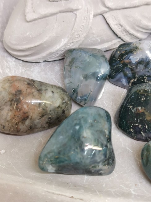 pierre naturelle agate mousse verte