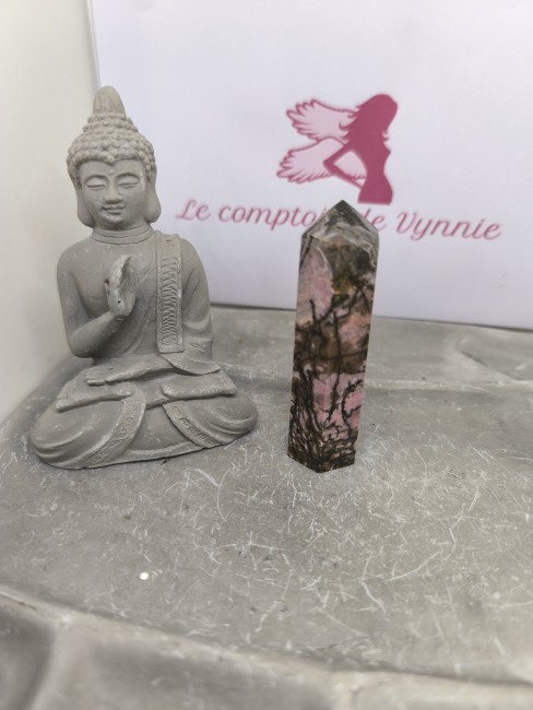 Rhodocrosite pierre du cœur prisme