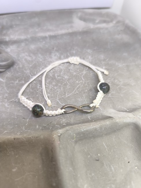 Bracelet turquoise infini