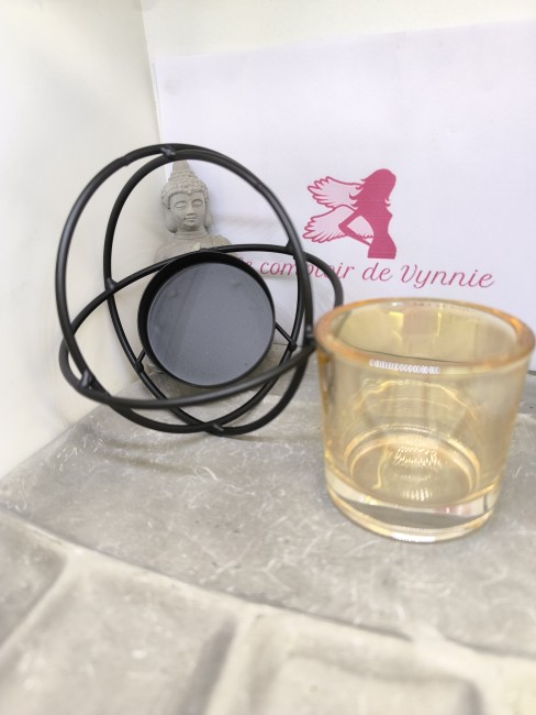 Support de bougie élégant pour décoration intérieure apaisante