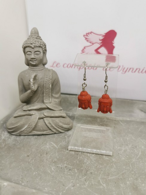 bijoux bouddha corail rouge lithothérapie