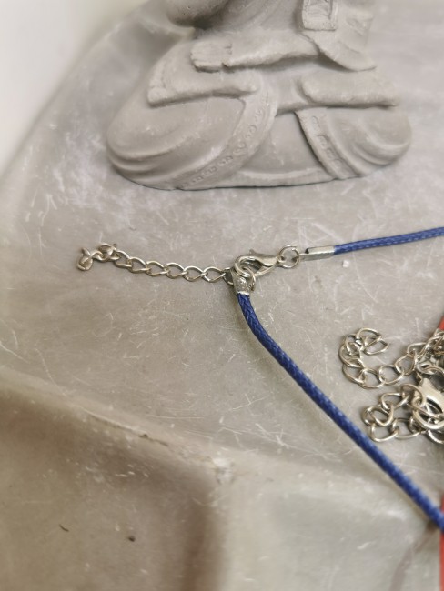 graine de vie argentée collier