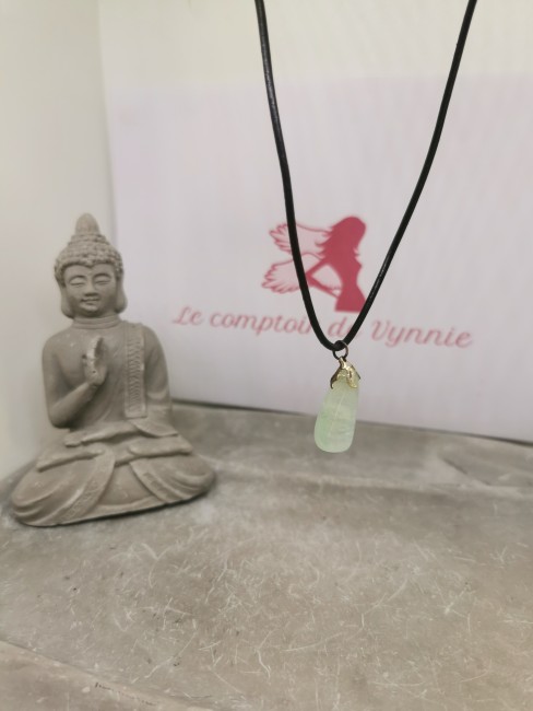 pendentif fluorite naturelle