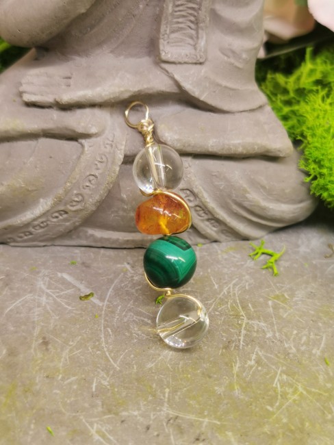 pendentif rhumatismes pierre naturelle