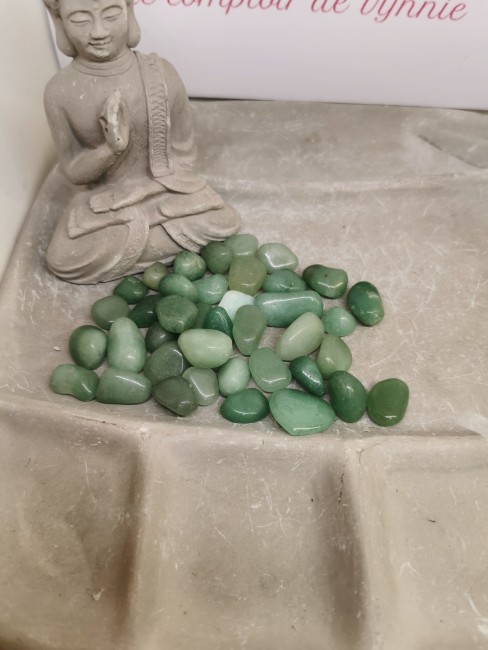 aventurine verte pierre polie