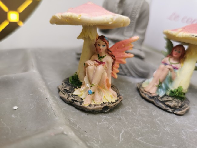 Petite fée en céramique décoration