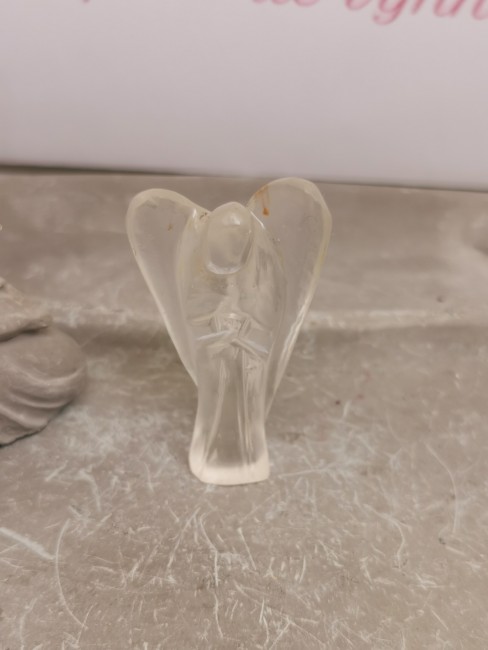 Ange Gabriel cristal pur Ange messager pierre quartz blanc
