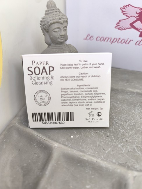 Savon feuilles biodégradable