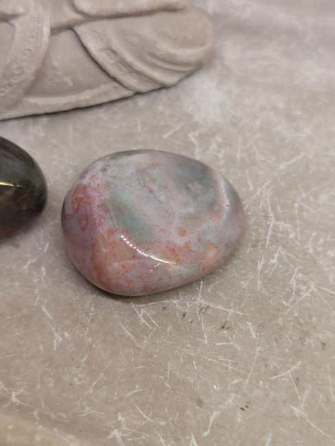 pierre naturelle agate arbre polie