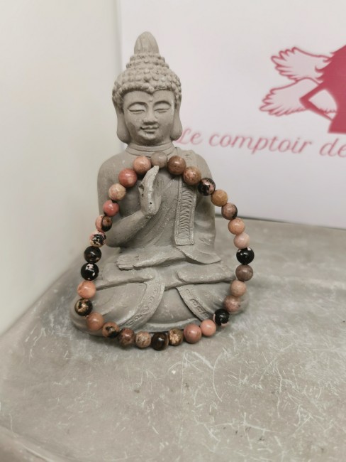 bracelet rhodochrosite pierre naturelle