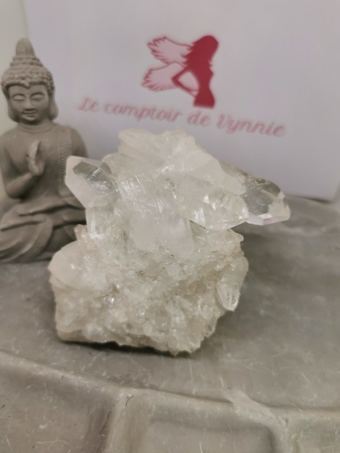 Cristal de roche brut pièce unique