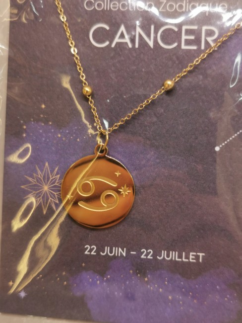 collier signe astrologique cancer