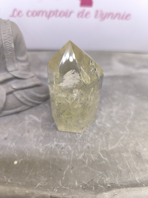 Citrine avec Âme de Pierre Citrine avec âme de pierre visible