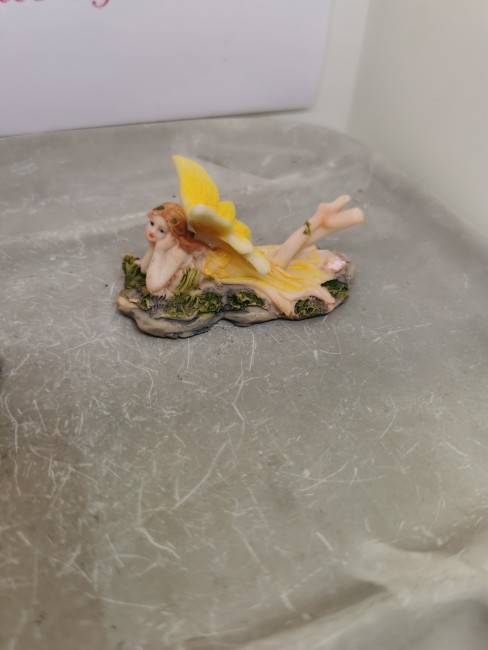 Fée bleue en céramique