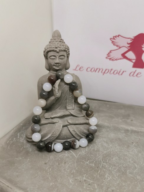 bracelet poumons pierres naturelles