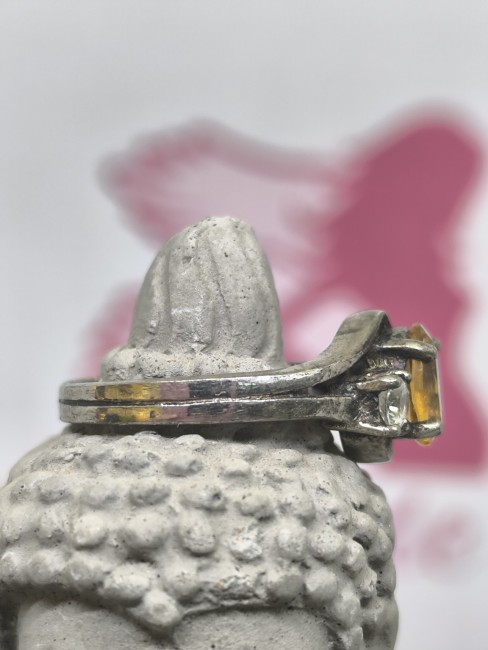 Bague citrine énergie positive