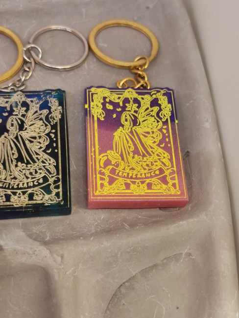 carte tarot temperance porte clé