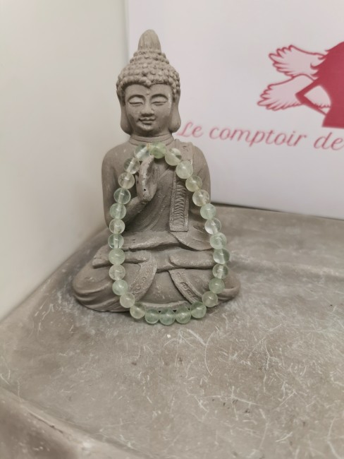 bracelet fluorine verte 6mm