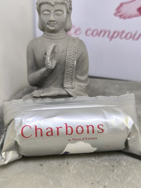 Charbons rapides pour brûler encens en grains