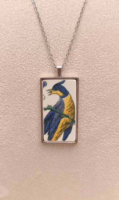 oiseau-bleu-collier-porcelaine-villeroy-boch-porte