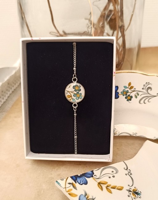 bracelet faïence recyclée un cadeau original et idéal pour les noces de faïence