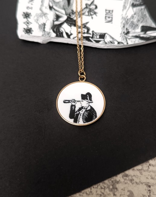 Collier Sonate – Bijoux artisanaux français, pièce unique à offrir pour Noël