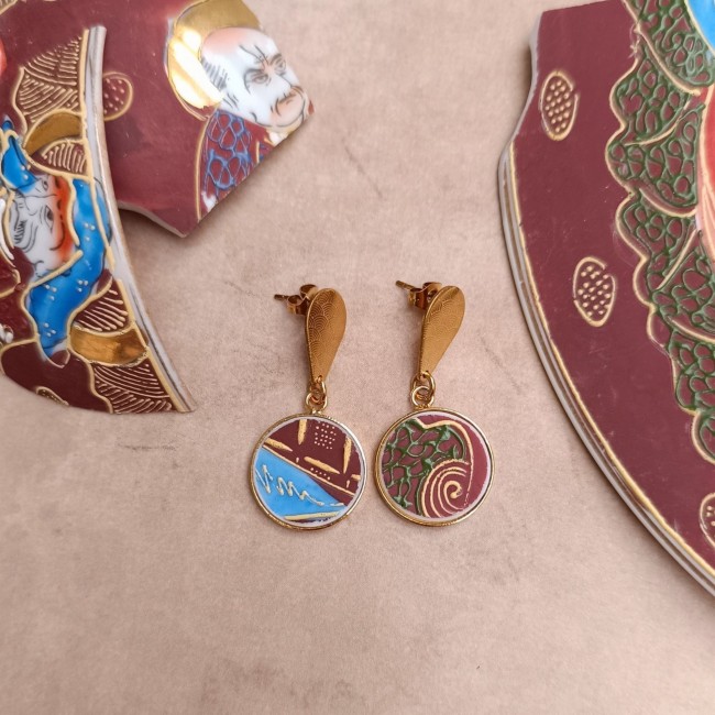 boucles-satsuma-porcelaine-japonaise-dorees