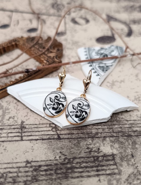 Boucles Sonate graphiques – Création artisanale française