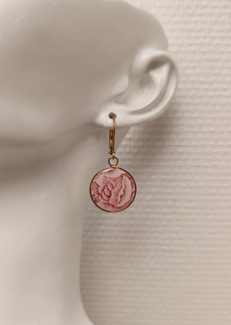 boucles d'oreilles romantika detail du motif