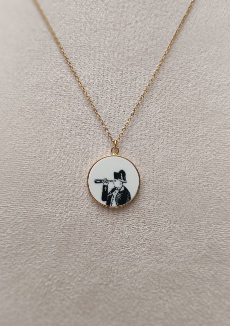 SAUTOIR-Sonate–Bijoux artisanaux français-pièce-unique-CADEAU-NOËL