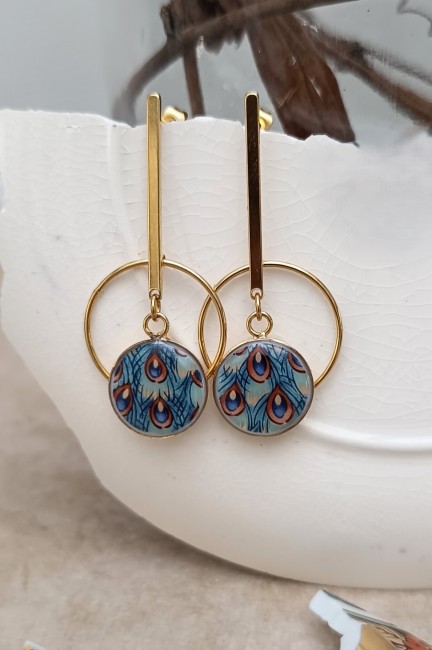 boucles-porcelaine-japonaise-plaque-or-24k