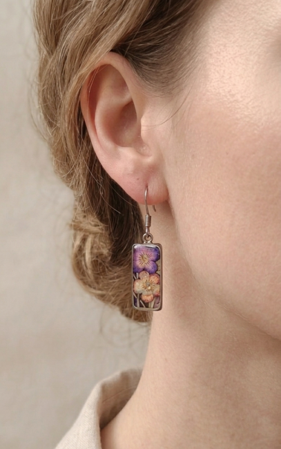 boucles-Dejeuner sur l'herbe -rectangulaire-portees