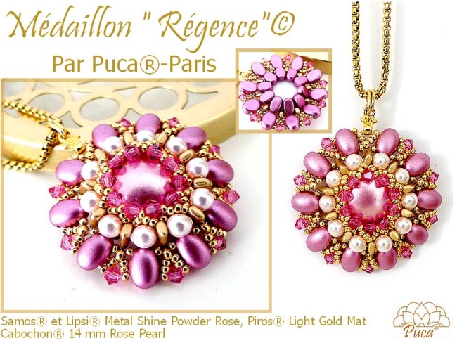 Médaillon Regence Powder Rose