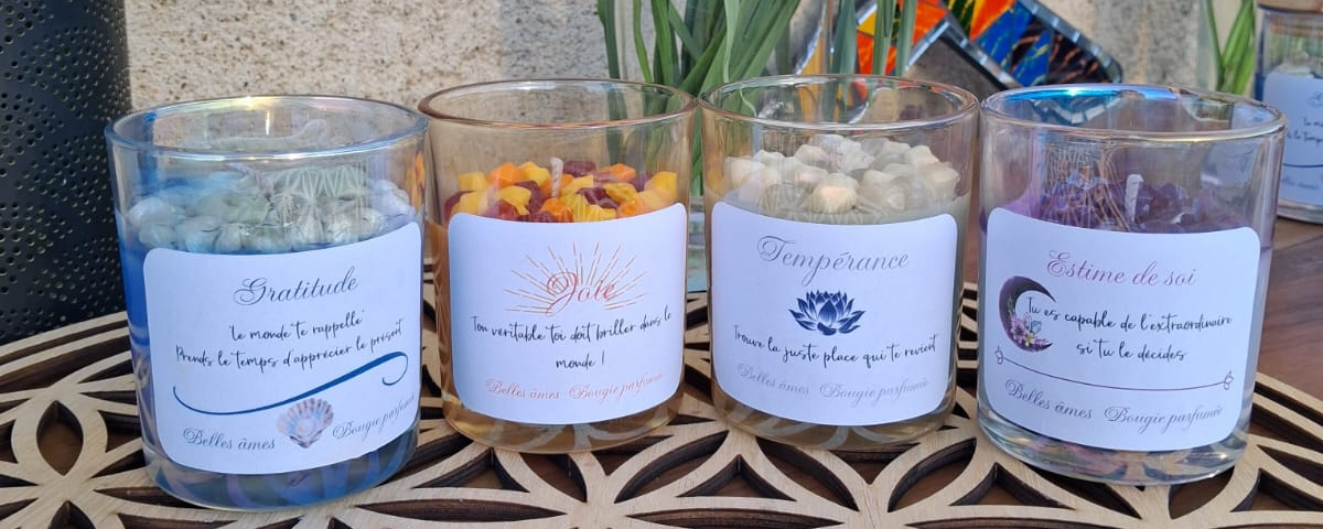 Collection bougie bien-être 4 parfums 140g
