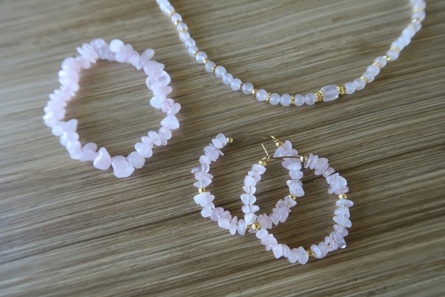 Perles roses parures (2)