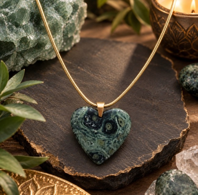 Collier jaspe Kambaba