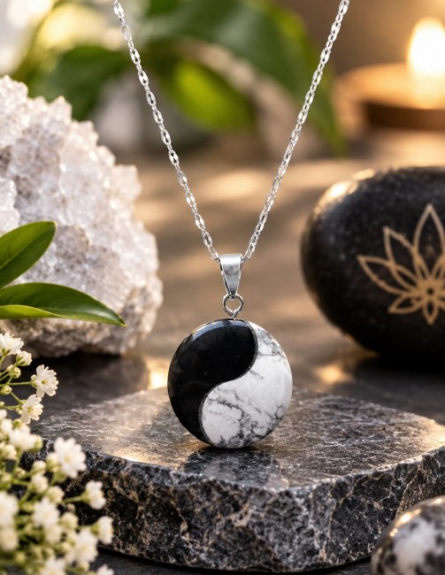 Collier yin et yan