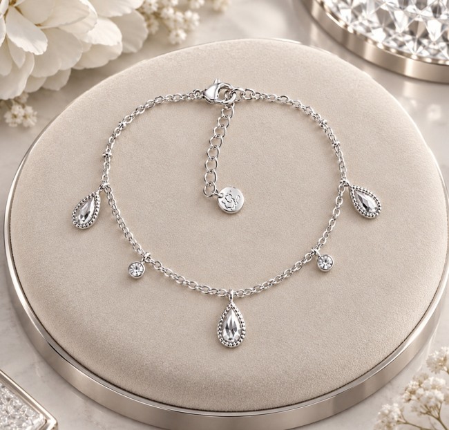 Bracelet élégance argenté