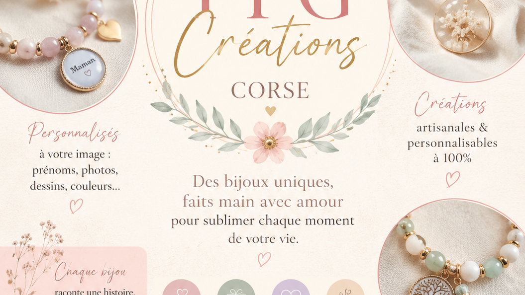 Bijou personnalisé artisanal réalisé à la main par FFG Créations avec prénom et gravure.