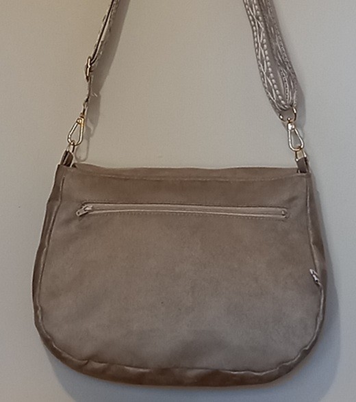 Besace 250017 suédine beige marron chevaux.3