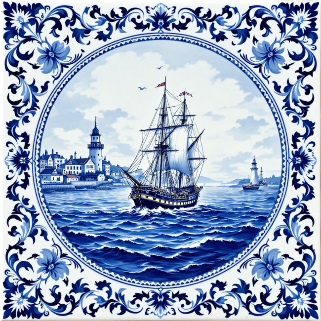 gallion carreau delphes