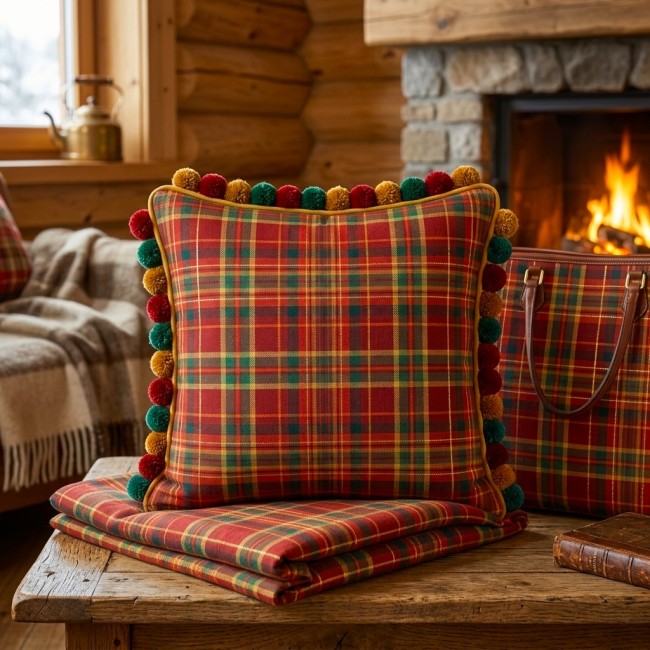 tartan rouge