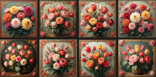 lingette bouquets hollandais