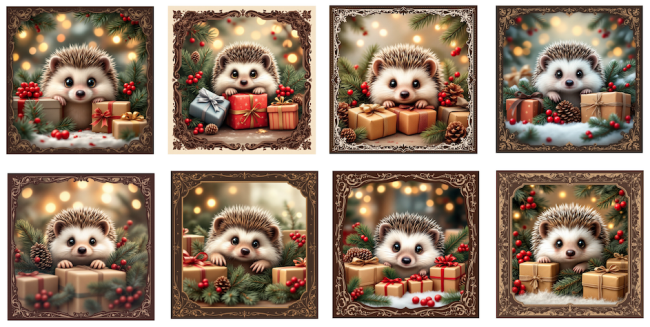 LINGETTE HERISSONS CADEAUX NOEL