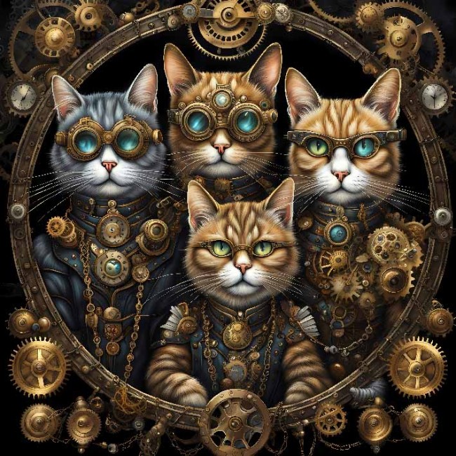 steampunk 4 chats
