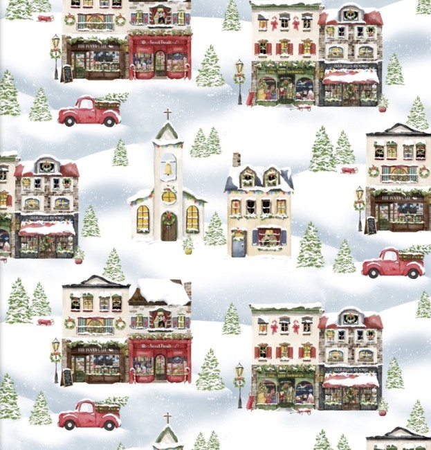 winter village blanc