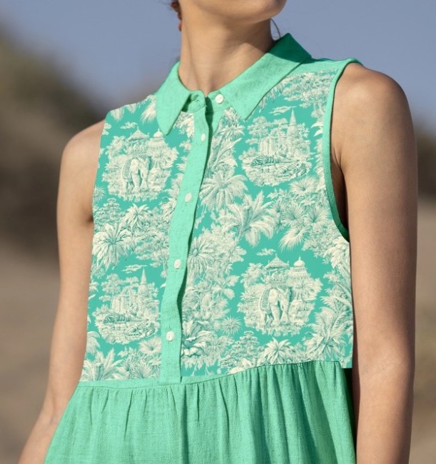 maharani robe turquoise